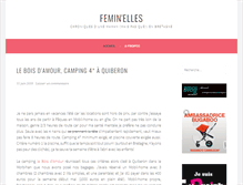 Tablet Screenshot of feminelles.com